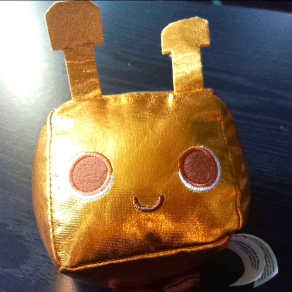 Pet Simulator X Gold Meebo Alien Robot Plush LIMITED EDITION